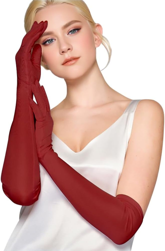 Yunyuebridal Tüll Handschuhe Lang - Elegant Für Hochzeit & Feiern