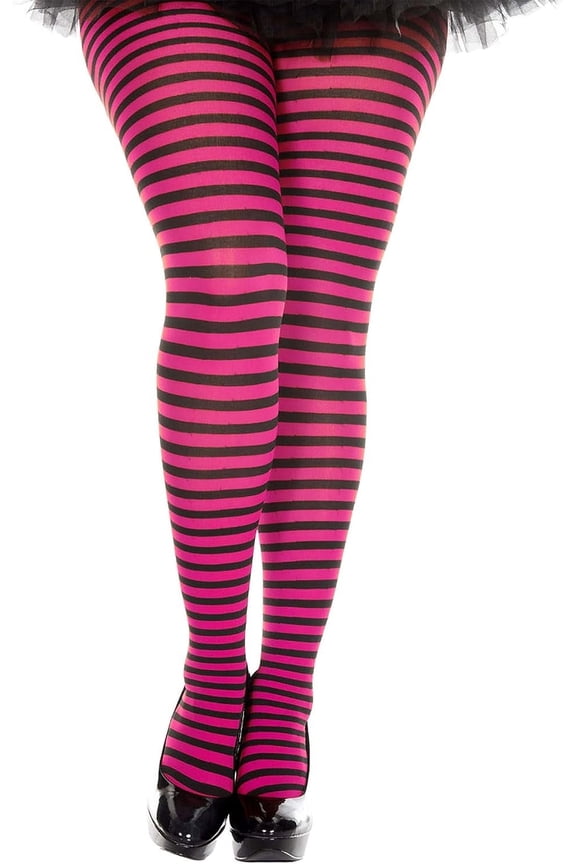 Women's Opaque Striped Tights