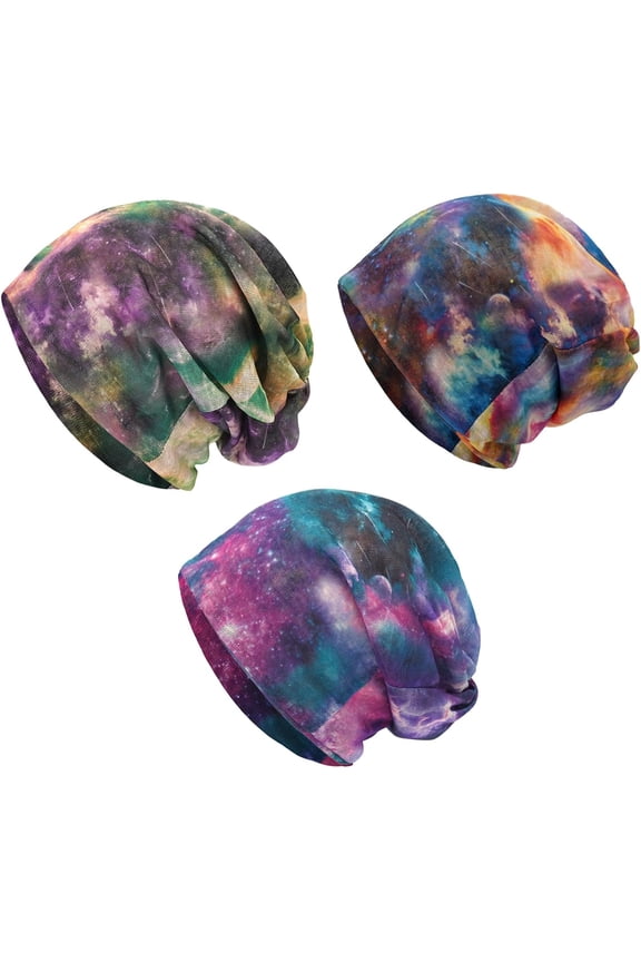 Womens Chemo Headwear Hats Cotton Slouchy Beanie Cap Scarf