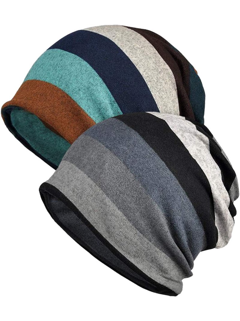 Zhengup Womens Chemo Headwear Hats Cotton Slouchy Beanie Cap  display picture 1