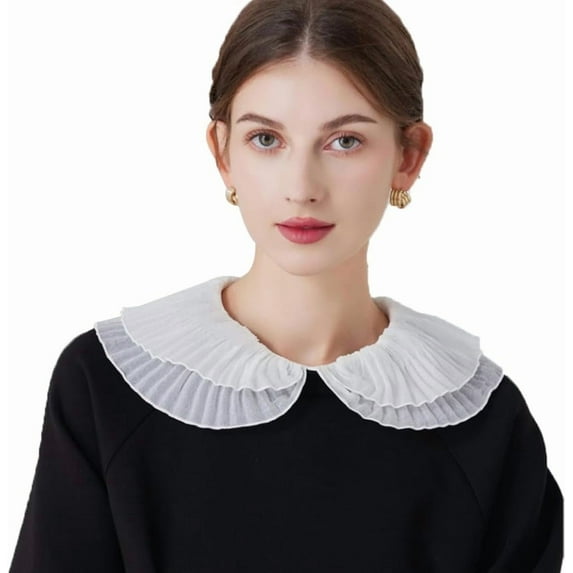 Zhengup Womens Detachable Dickey Collar Half Shirt Blouse Collar Fake False Collar Dickies