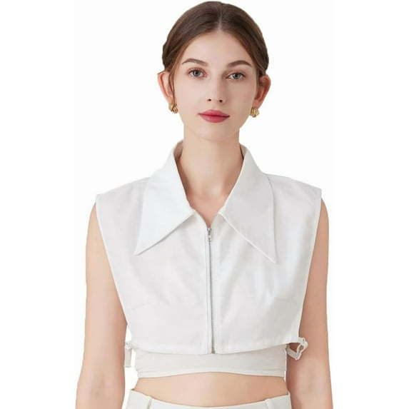 Zhengup Womens Detachable Dickey Collar Half Shirt Blouse Collar Fake False Collar Dickies