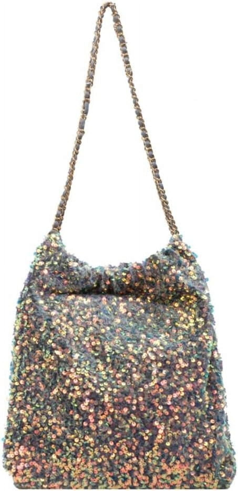 PETIT SAC À MAIN À PAILLETTES (SEQUIN) FEMME - NEUF AVEC ÉTIQUETTES