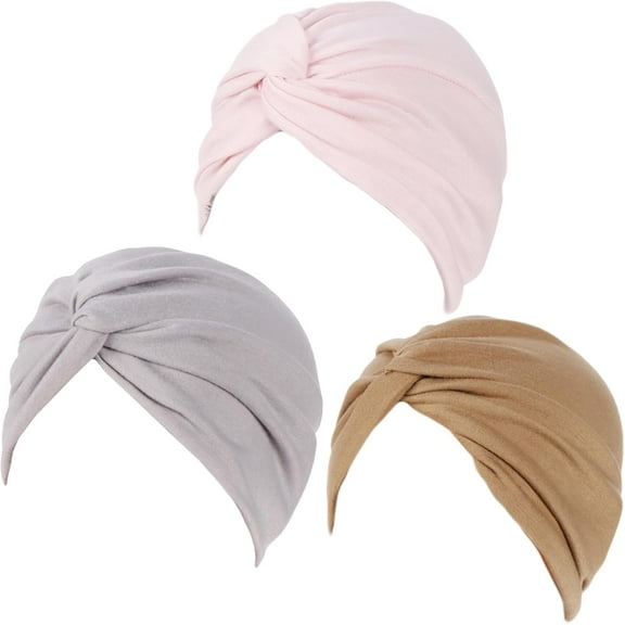 Zhengup Womens Stretch Turbans Hat Headwraps Chemo Cap Cancer Head Cover Wraps