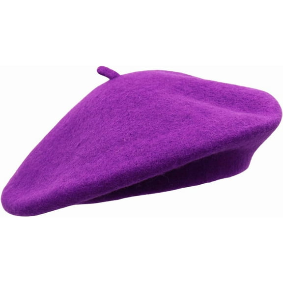 Zhengup Wool French Beret Hat for Women