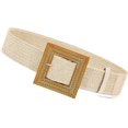thumbnail image 1 of Zhengup Woven Belt for Women Straw Elastic Stretch Waist Belt Boho Belts Ladies Summer Beach Dress Belts, 1 of 7