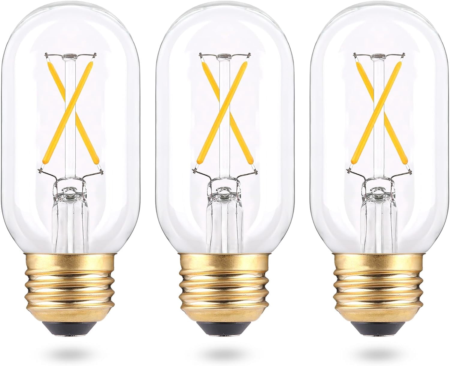ZhenheT45 Vintage Edison Light Bulb, Antique Led Tubular Bulb 2W 3000K ...