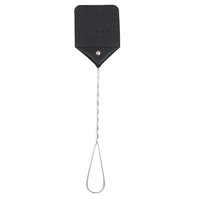 Zheniopp Fly Swatter Heavy Duty Manual Leather Fly Swatter Hanging