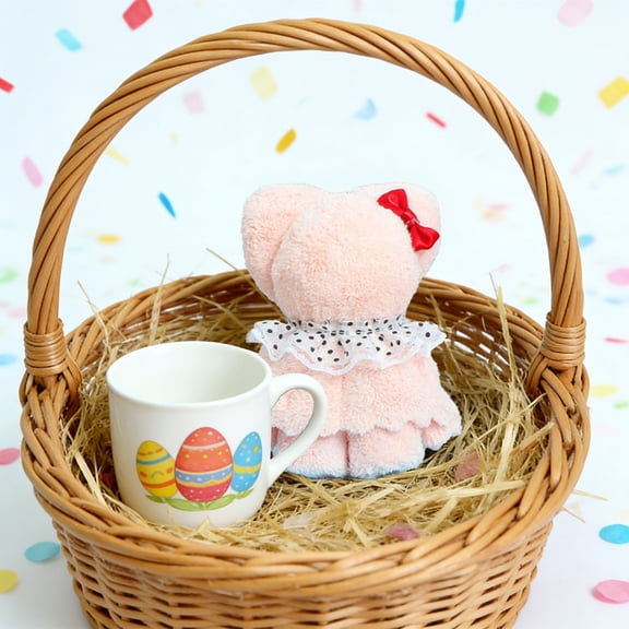 Zhi Bear Towel Gift Set Exquisite Gift Box for Wedding Celebration New Year and Women's Day Gifting Premium Festive Gift Items