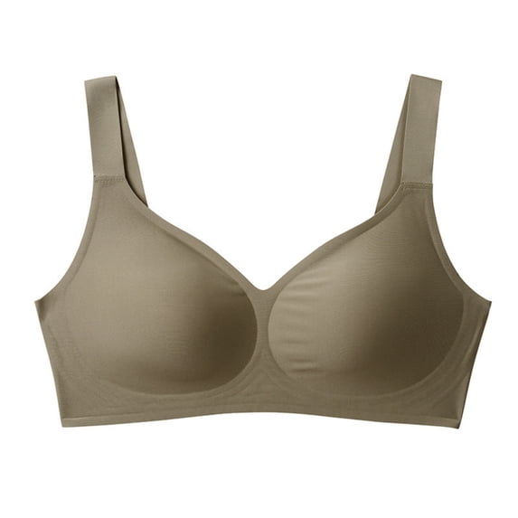 Zhi Women's Plus Size Wire-Free Bra, Full Coverage, Ultra-Soft for All-Day Comfort