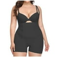 thumbnail image 1 of Zhi Women's Waist Cincher Bodysuit, Hook-and-Eye Closure & Open Gusset, Full Body Shaping for Dresses, 1 of 6