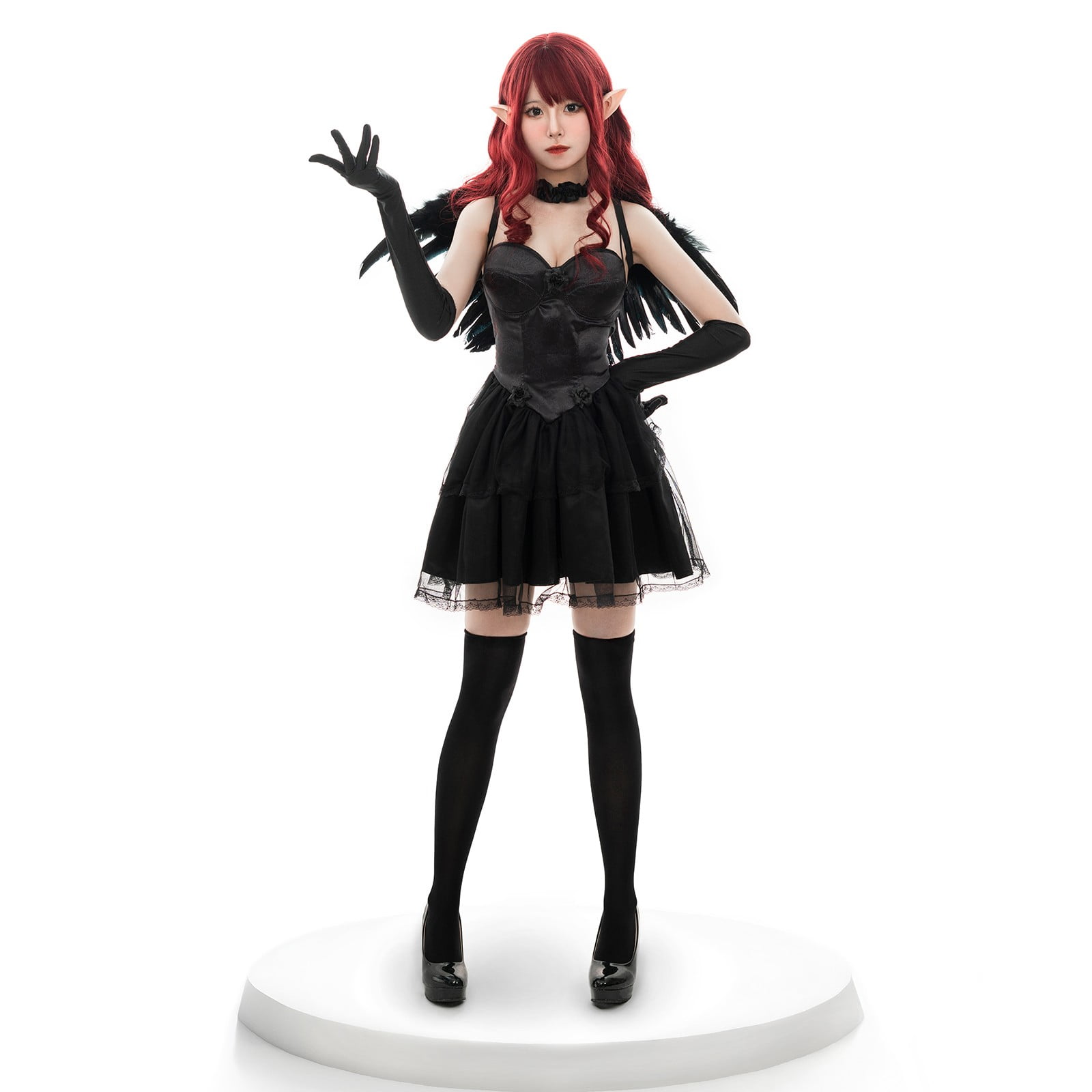 ZhiZhuang Halloween Costumes for Women,Women Halloween Fallen Dark