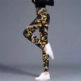 thumbnail image 1 of ZhiZhuang Women's High Waist Leopard Printed Leggings Soft Tummy Control Hip Lift Yoga Bottom Pants, 1 of 3