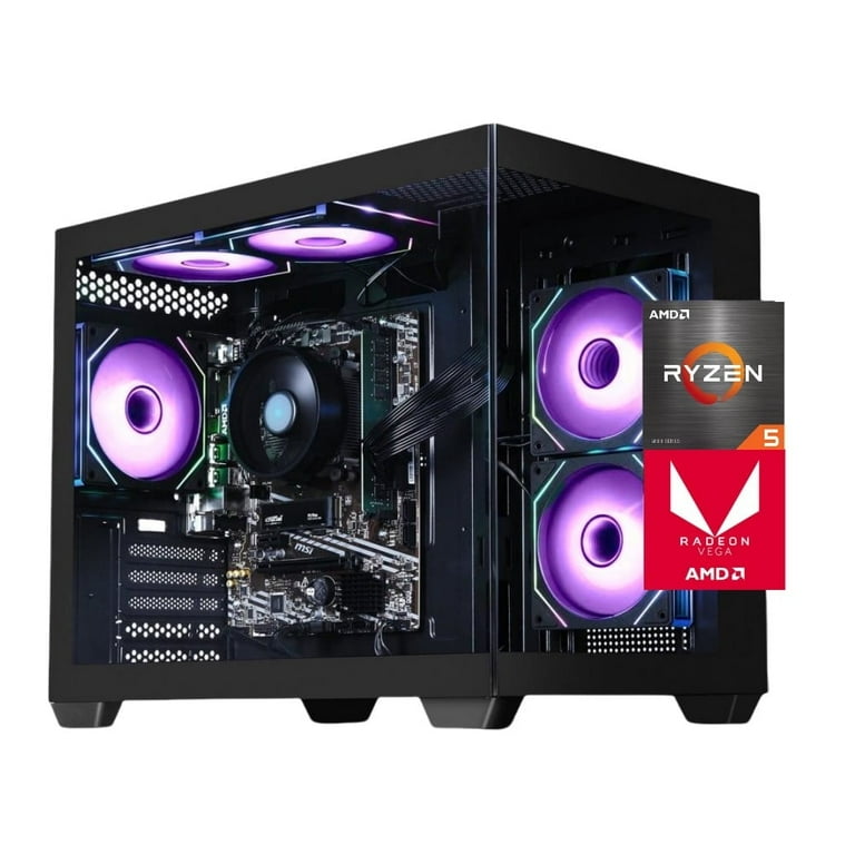 Zhic Gaming Desktop PC, AMD Ryzen 5 5700G, 32GB DDR5 Ram, 1TB M.2