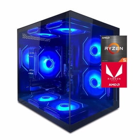 ZHICGCP Desktop PC Computer, AMD Ryzen 5 3400G, 16GB DDR4 RAM, 256GB SSD, Windows 11 Home