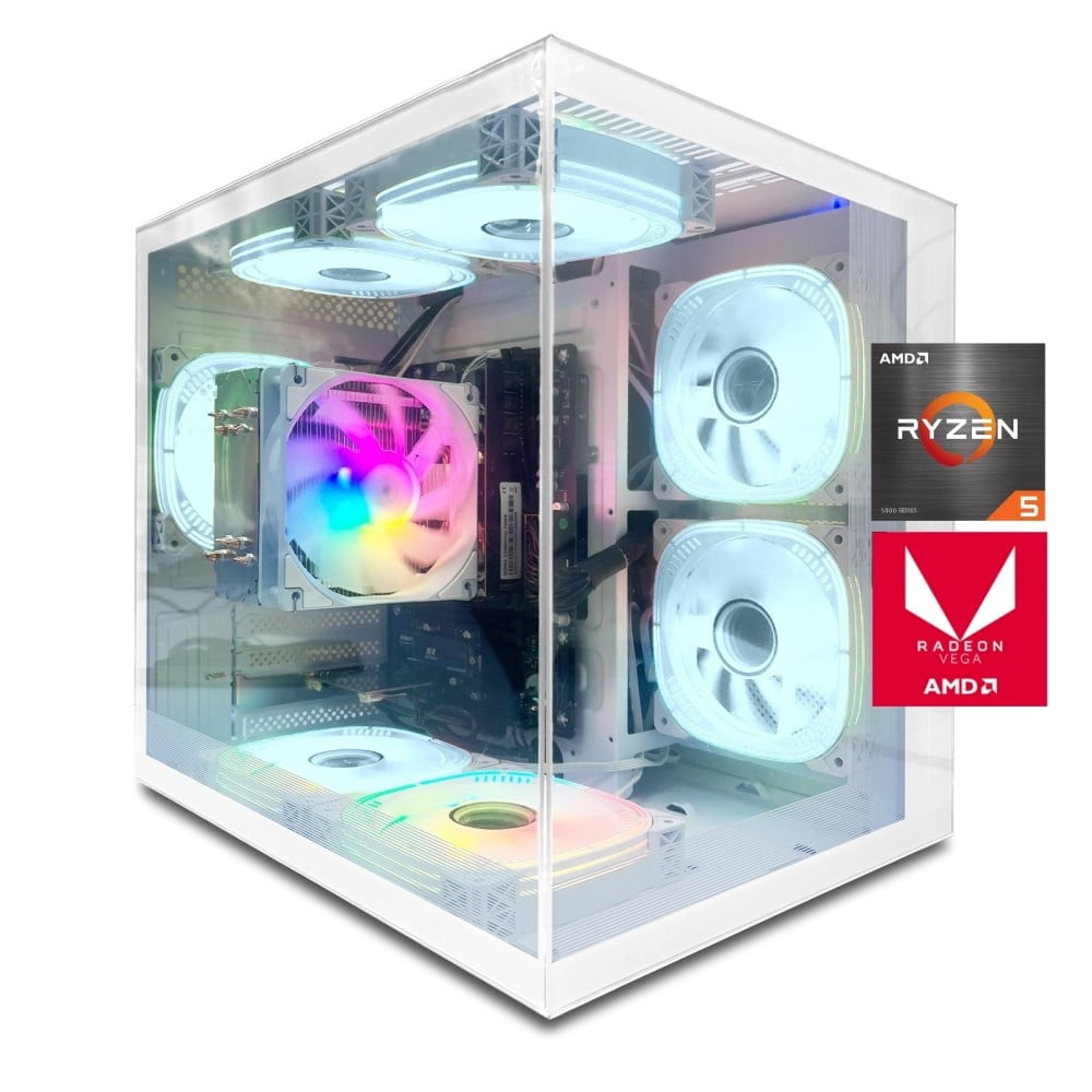 Windowsデスクトップ Ryzen5 5600G / RAM 16GB / SSD 1TB ZHIC Gaming Desktop PC, AMD Ryzen 5 5600G, 16GB RAM, 1TB SSD