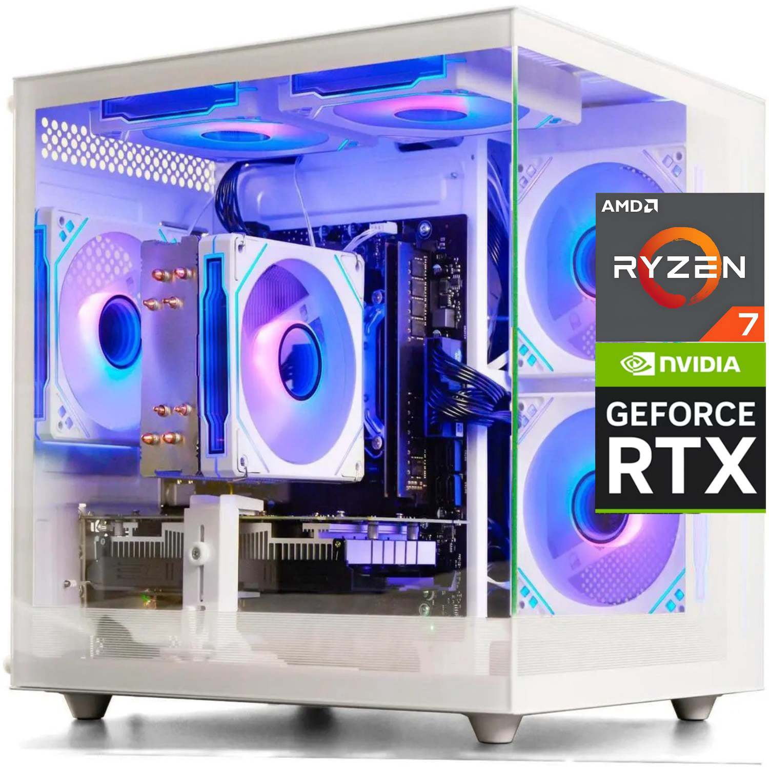 Zhic Prebuilt Gaming Desktop Computer, Intel Core i7 13700F