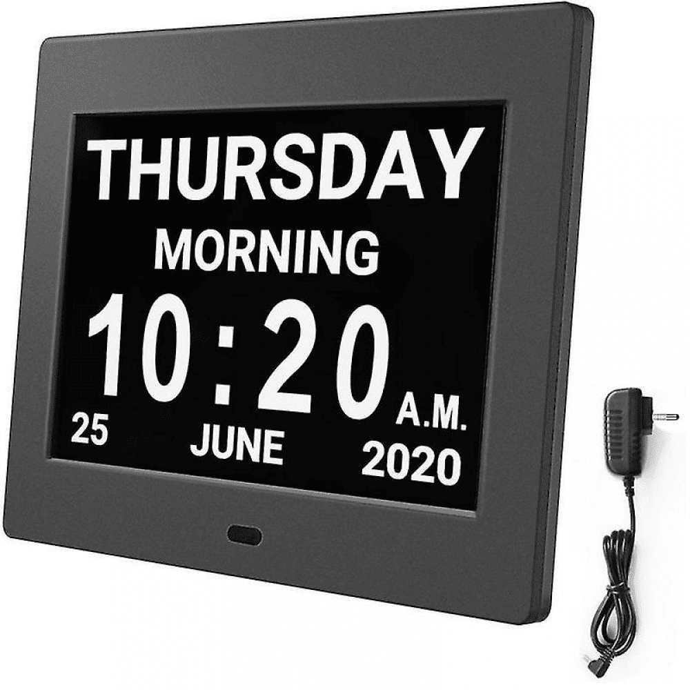 Zhiding 8 Inch Digital Calendar And Senior Watch Photo Function