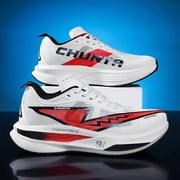 Zhijing 5.0 High-Quality Running Shoes with Carbon Plate, Youth Racing Running Marathon Shock-Absorbing Popcorn Sneakers