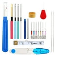 Zhimenggg Embroidery Stitching Punch Needle Needle Kit Craft Tables for