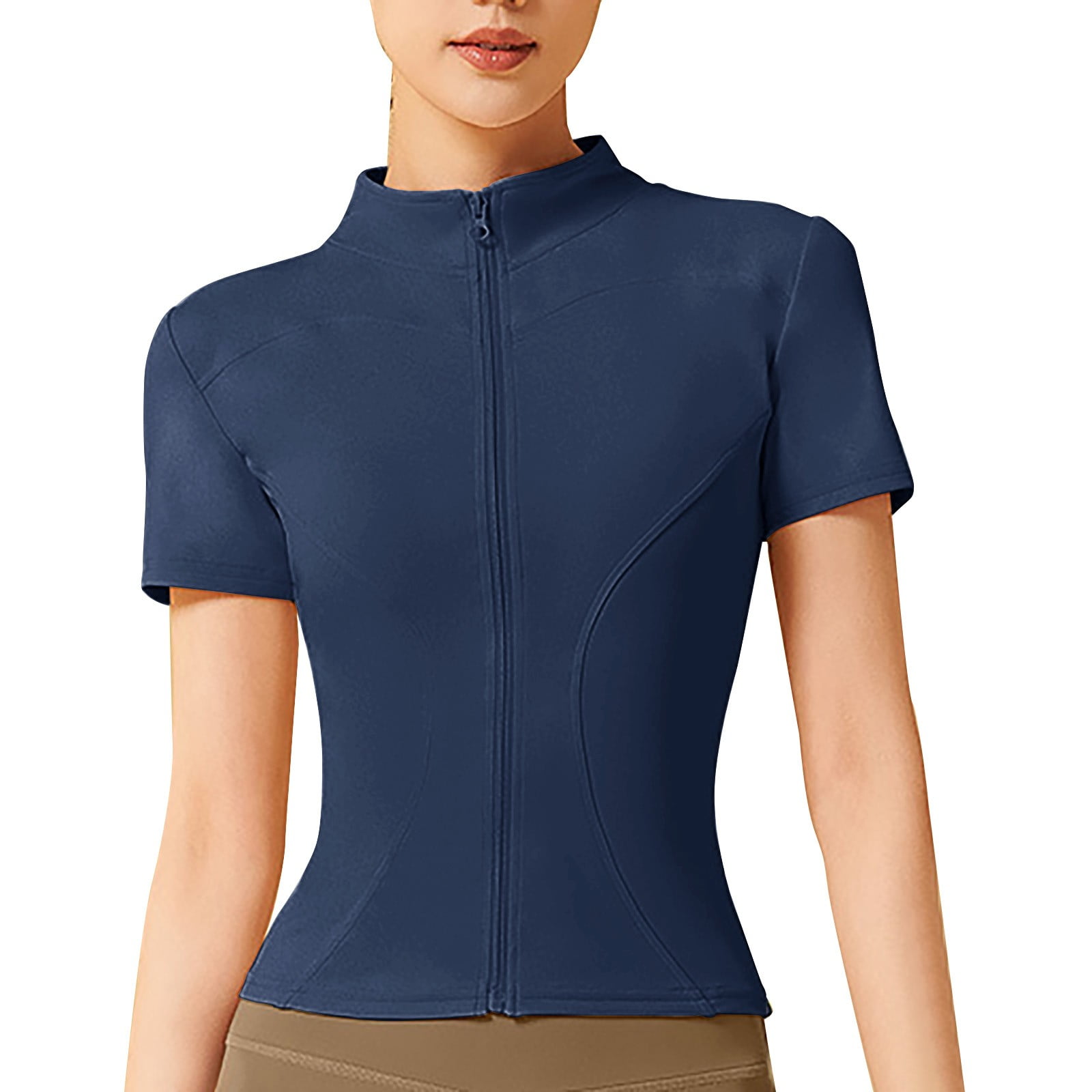 Zhishanbh Clearance T Shirts for Women Trendy Women'S Running Slim Full