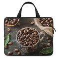 Zhiwo Coffee Beans Laptop Handle Bag Computer Protect Case Diving