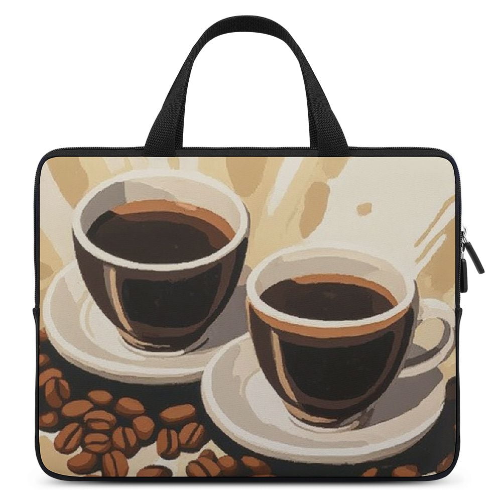 Zhiwo Coffee Beans Laptop Handle Bag Computer Protect Case Diving ...