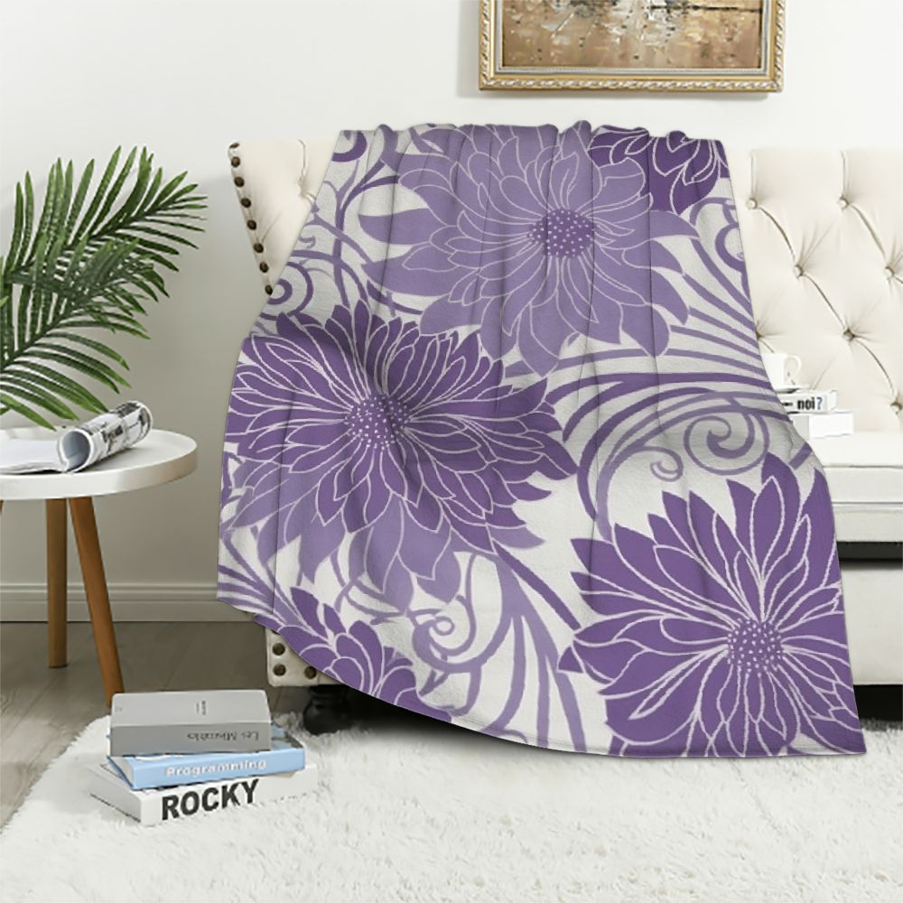 Zhiwo Throw Blanket Warm Soft Flannel Throw Blanket for Couch Bed