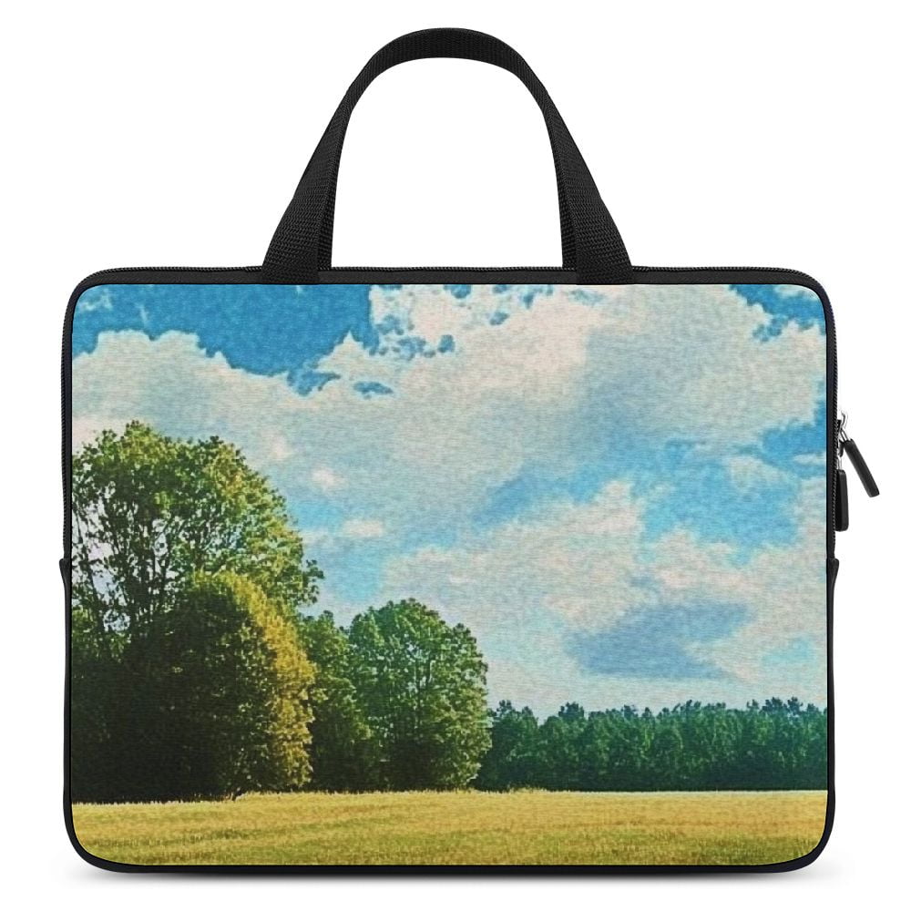 Zhiwo Trees Sky Grass Laptop Handle Bag Computer Protect Case Diving ...