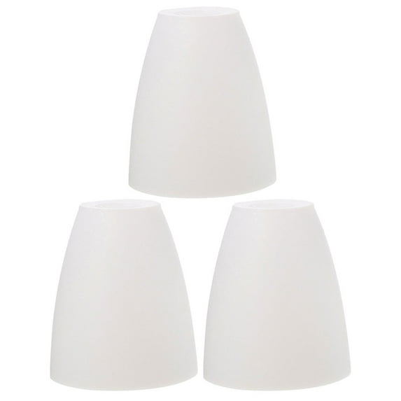 3-Pack Plastic Lampshades for Desk and Table Lamps, Small Decorative Light Shades for Desktop and Table Lighting