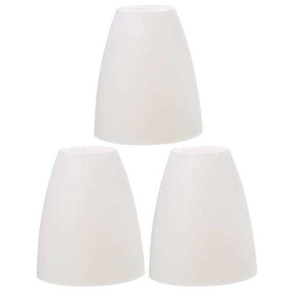 3-Pack Plastic Lampshades for Desk and Table Lamps, Small Decorative Light Shades for Desktop and Table Lighting