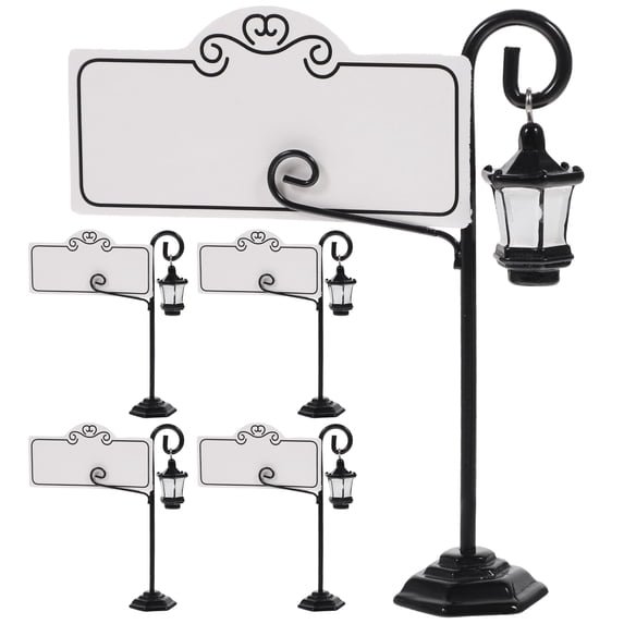 5 Pieces Black Resin Table Number Holders for Wedding Cards and Decorations Add Charm to Your Party