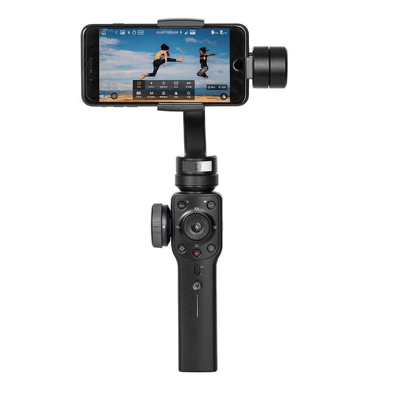 ZHIYUN Official Smooth 4 3-Axis Phone Gimbals Handheld Stabilizers for Smartphones iPhone/Samsung/Huawei/Xiaomi/Action Camera