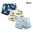 thumbnail image 1 of Zhlaeerr 3Pack Kids Baby Boys Underwear Breathable Cotton Boxer Briefs Training Boyshorts 3-8T Soft Dinosaur Cartoon Shorts Pants Boxer Briefs, 1 of 9