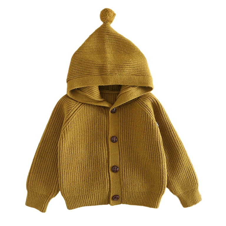 Solid Color Hooded Knitting Sweaters Solid Color Hooded Knitting Sweaters