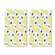 Serafina Home Summer Fun Pineapple Kitchen Dish Towels Set, 2pc: Bright ...