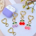 thumbnail image 1 of Zhmrfg Valentine's Day Decor Heart Shaped Keychain 5-Pack, Romantic Alloy Design Multi-Functional Bag Buckle Decor for Lovers Bags Keys Holiday Gifts Valentines Day Romantic Ambiance Party Favors, 1 of 6