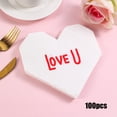 thumbnail image 1 of Zhmrfg Valentine's Day Decor Multicolor Paper Napkins,5 PC 100 Sheet Absorbent Tear-Resistant Festive Napkins Decor for Valentine's Day Table Setting Wedding Brunch Engagement Party Home Buffet Table, 1 of 6