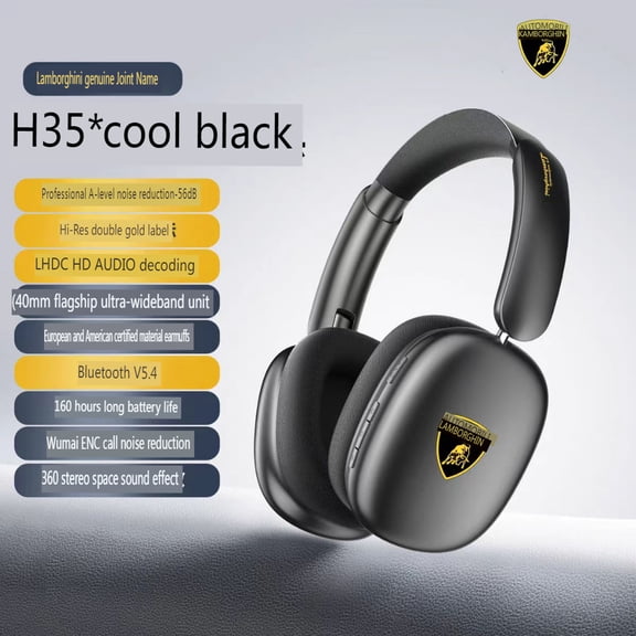 ZhongKe ANC Noise-Cancellation Bluetooth Headphone with APP Control for Men and Women-Black