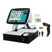 ZHONGJI 15 Touchscreen Thermal Receipt Printer Windows 10 POS Cash Register PC