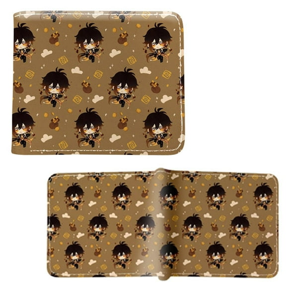 Zhongli Patterns - Genshin Impact 4x5" Bi-Fold Wallet