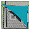Zhongpeng Paradise 8' x 8' x 11.3' Turquoise Sun Shade Sail Right
