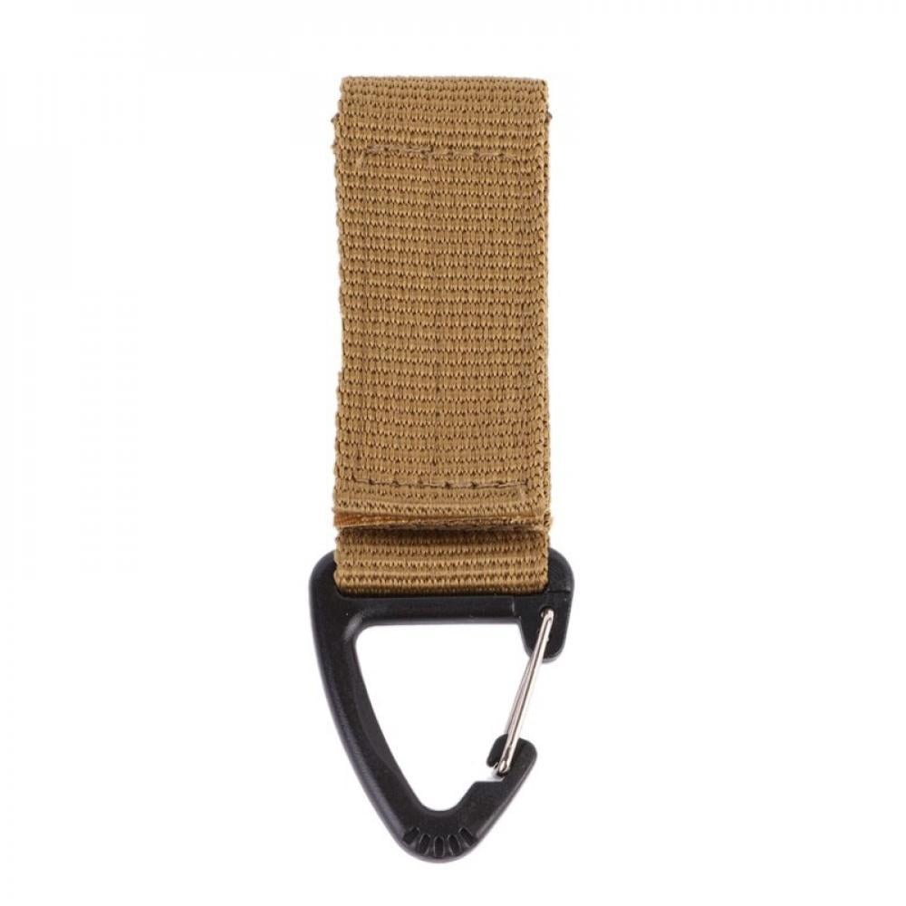 3 PCS MOLLE Webbing Buckle Clips - Heavy Duty Nylon & Steel Carabiners For Belts, Packs, Hiking Gear