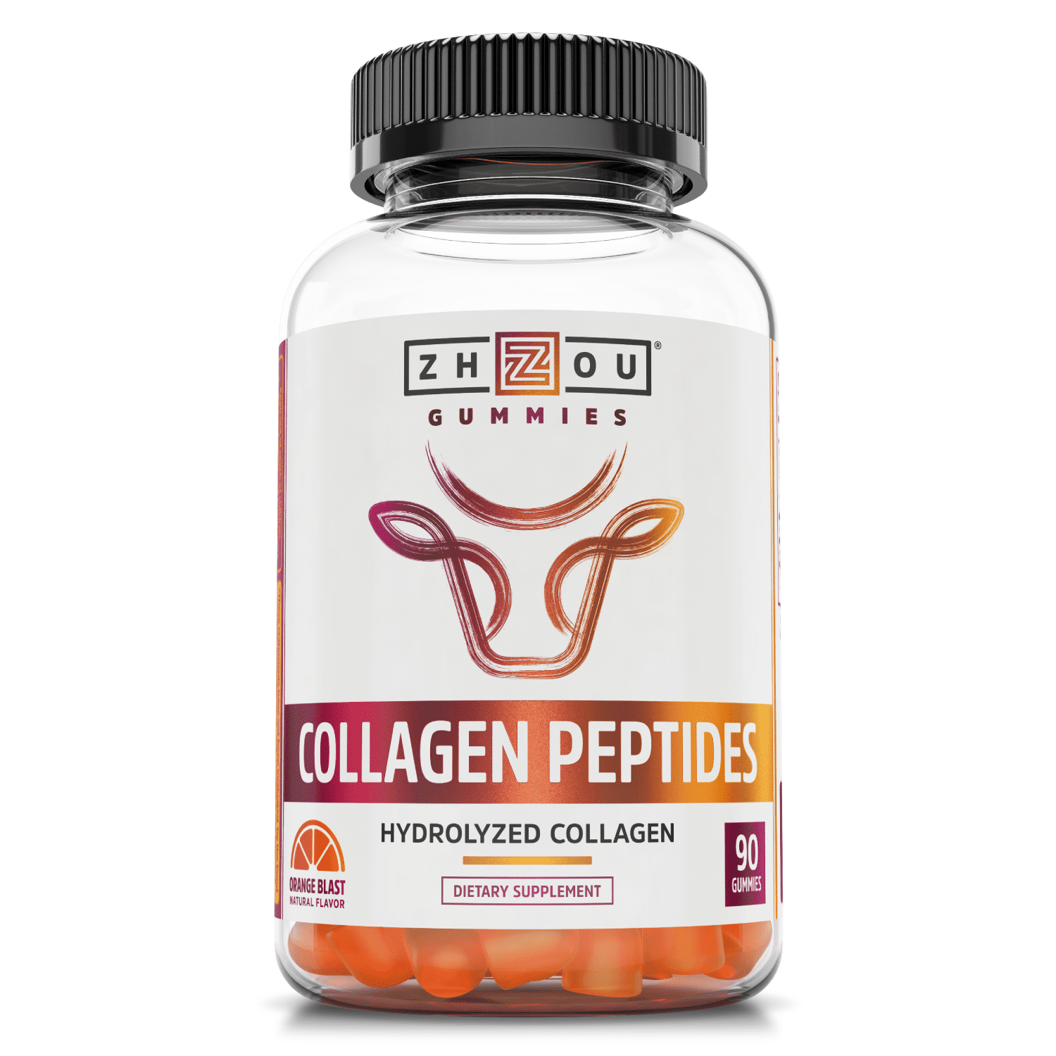 Zhou Nutrition Collagen Peptides Gummies Healthy Hair, Skin & Nails