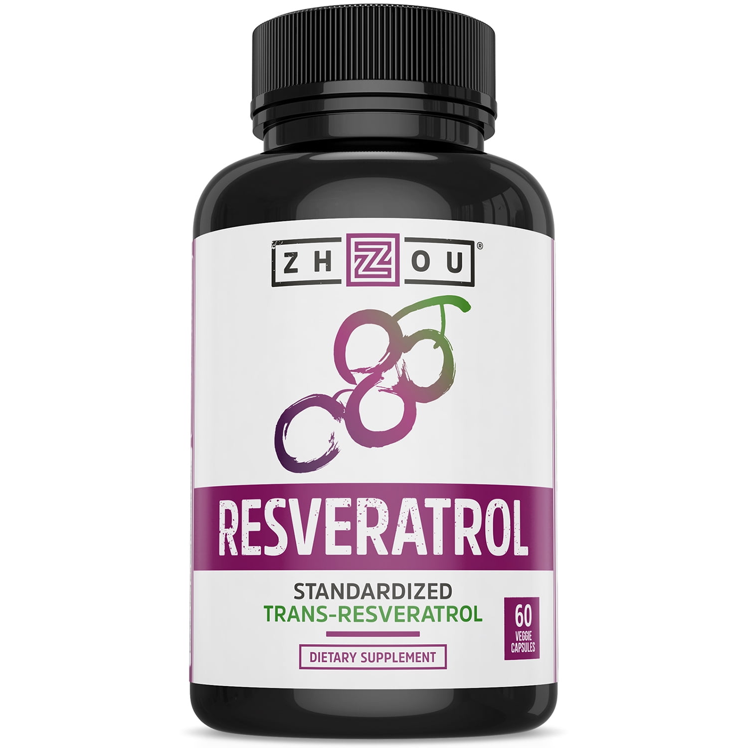 Zhou Resveratrol Supplement Healthy Aging, Immune System & Heart