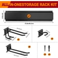 thumbnail image 1 of Zhouguangjun 23pcs Garage Organizer Wall Mounted Adjustable Tool Storage Rack System, 1 of 4