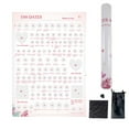 Zhouqiannn Couples 100 Dates Ideas Scratch Off Poster Scratching Off