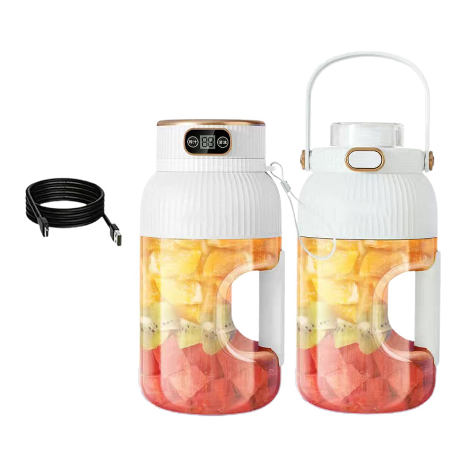 Zhouqiannn Multifunctional Portable Juicer Cup with Digital Display