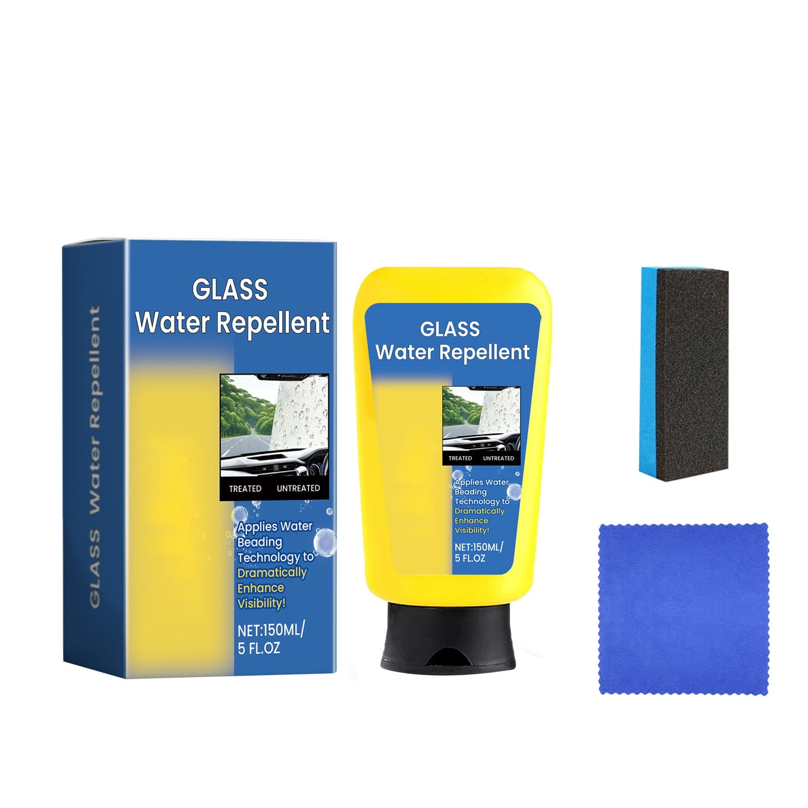Zhouqiannn Powerful Stain Removal Long Lasting Auto Glass Oil Film