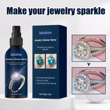 Best Solution 2oz Spray Jewelry Cleaner For Silver, Gold & Diamonds – Fast Acting
